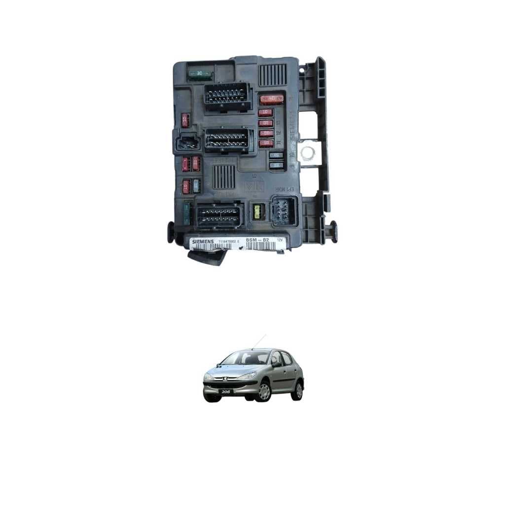 Módulo Fusível Bsm B2 Peugeot 206 207 C3 307 C4 2000 A 2006
