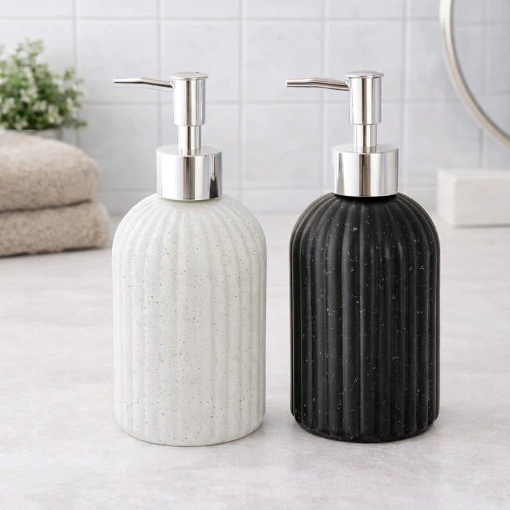 Porta Sabonete Líquido de Vidro Saboneteira Dispenser Elegante 400ml