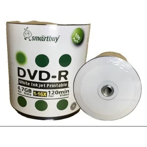 Smartbuy 200 Dvd-r Virgin Imprimível 200 Unidades