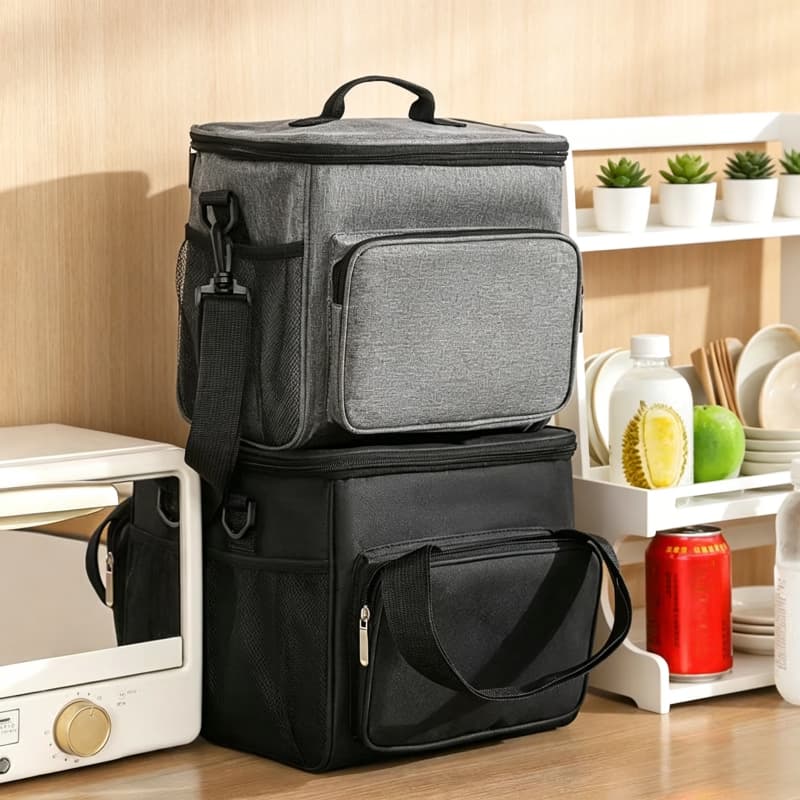 Bolsa para piquenique Grande capacidade Bolsa térmica Multifuncional Caixa organiz Portátiladora Resistente e durável