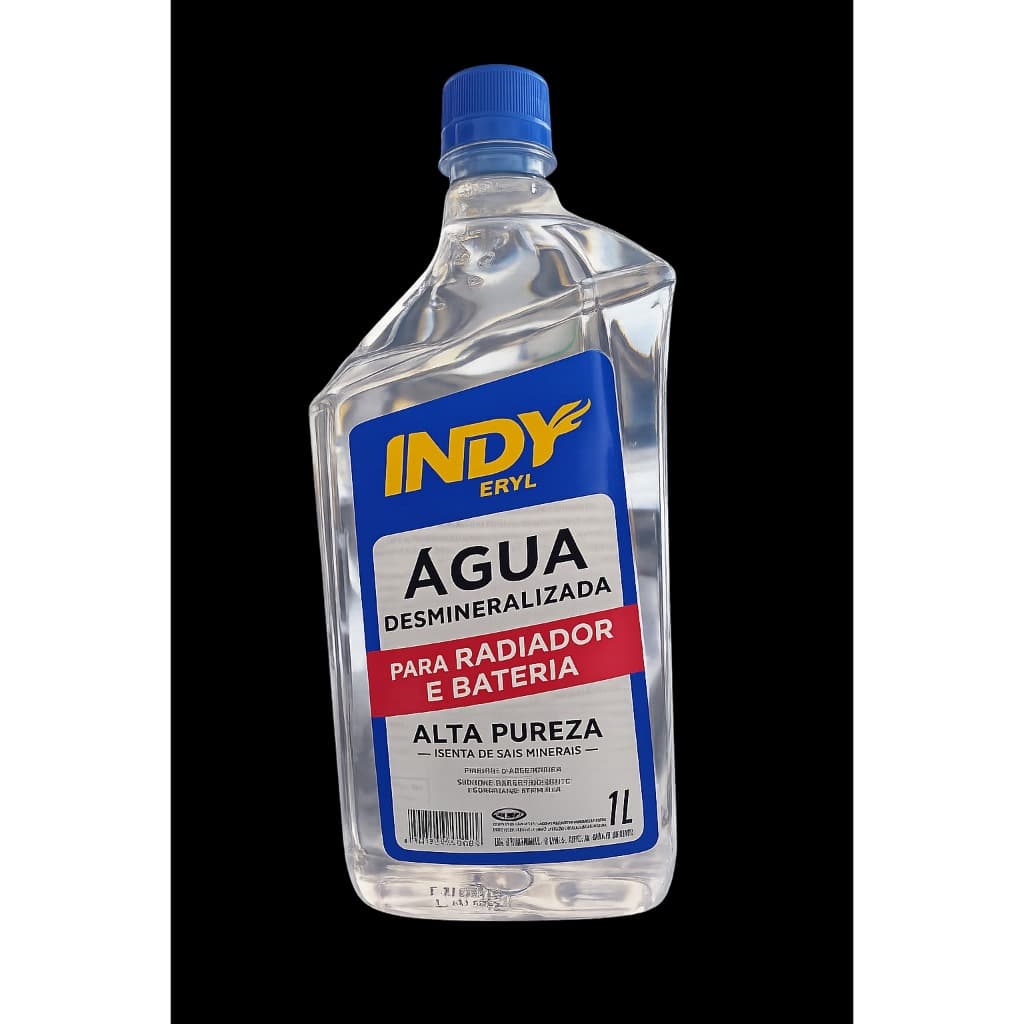 Água Desmineralizada p/ Radiadores e Baterias 1L Indy Cryl