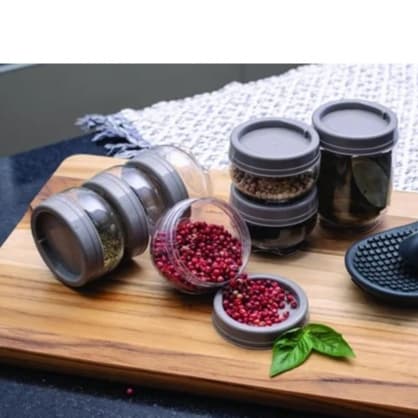 Pote organizador gire e trave 155ml/380ml