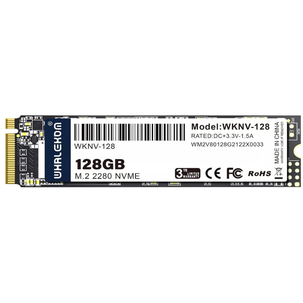 SSD Whakekom 128GB e 1TB M.2280 PCIe NVMe SSD WKVN up to 2000/1500MB/s