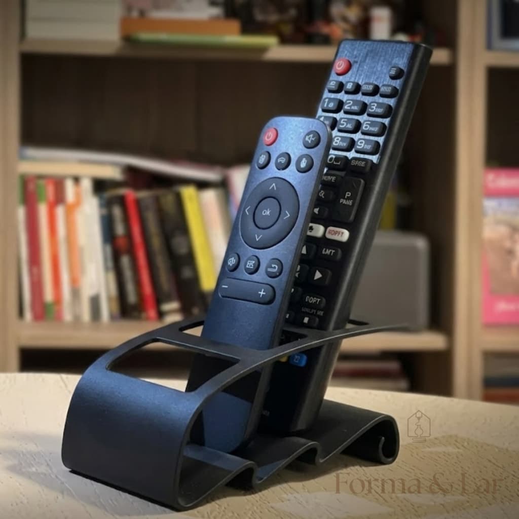 Porta controle Remoto Organizador Suporte de controles Mesa Rack Sala TV Universal Moderno Casa luxo