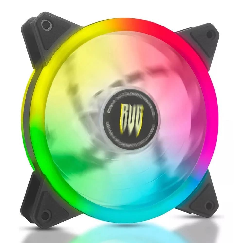 Cooler Fan Ventoinha Para PC Gabinete 120mm Led RGB