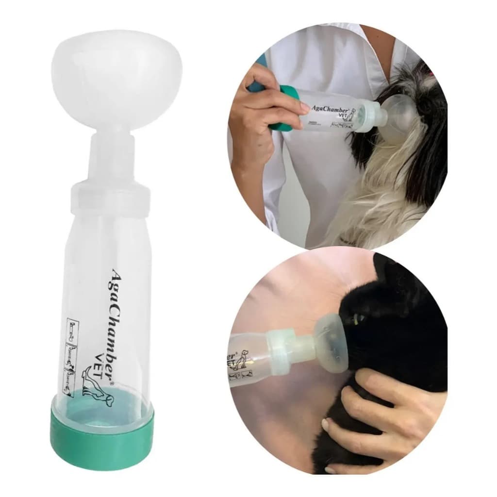 Espaçador Veterinário Cães E Gatos Broncodilatador