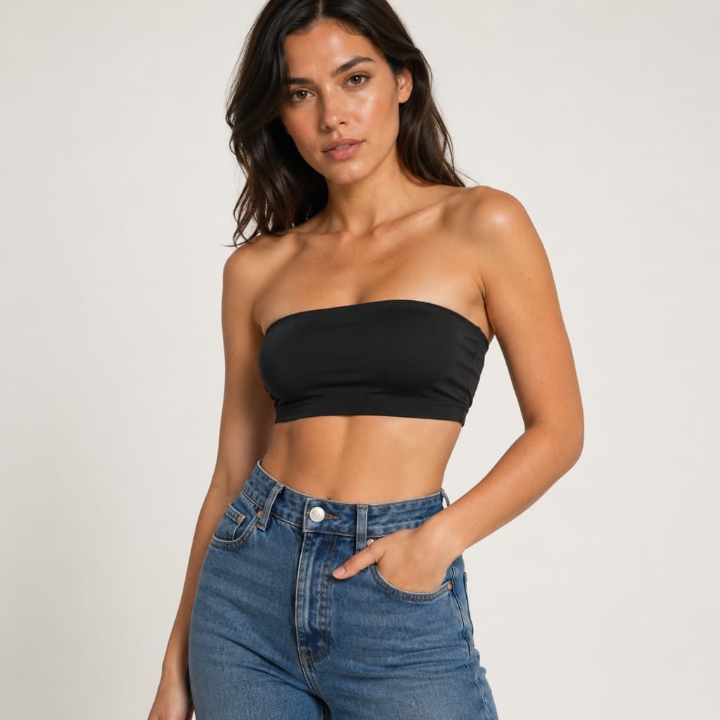 Top Cropped Tomara Que Caia Faixa Ajuste Perfeito Conforto Verão Blogueira