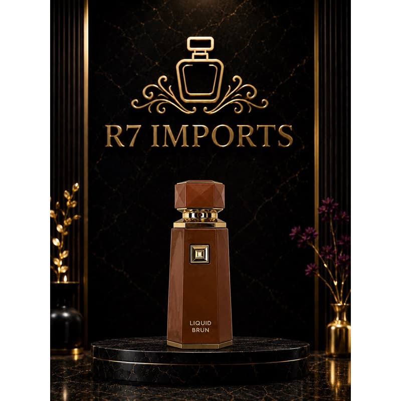 Perfume Liquid Brun French Avenue Árabe Masculino EDP 10ml - Alta Fixação, Amadeirado Oriental, Sofisticado - 10ml