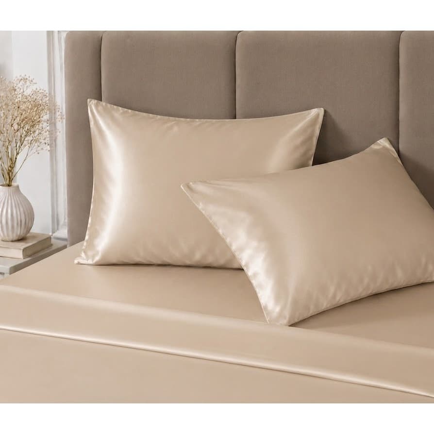 Fronha de cetim anti frizz unidade cores variadas macia tecido premium 50cm x 70cm