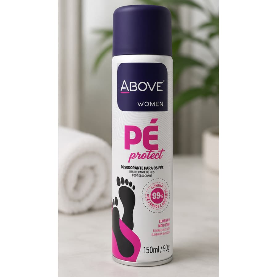Kit com 2 Desodorantes para os Pés Above Women Pé Protect 150ml Antiodor Proteção Diária