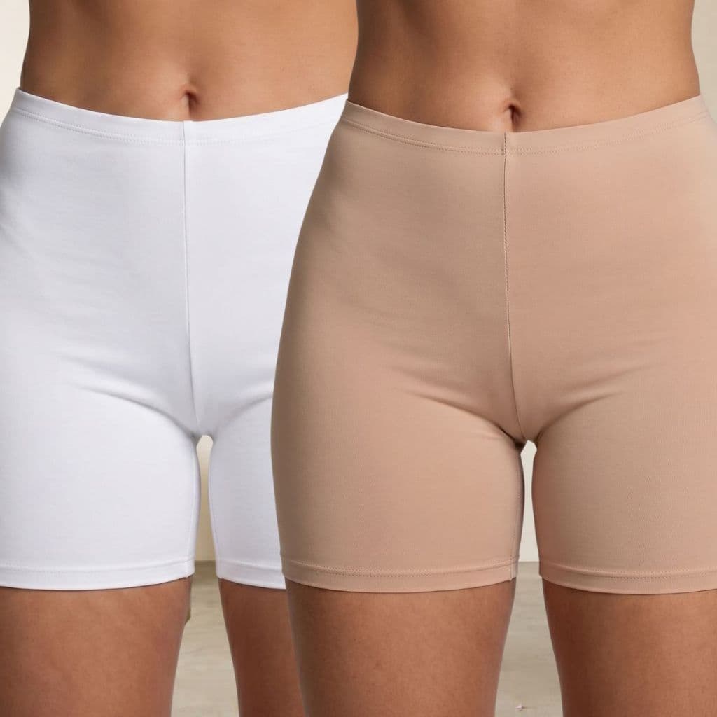 Kit 3 Shorts Segunda Pele Feminino Anágua Antiatrito Confortável Dia A Dia Básico Moda Casual
