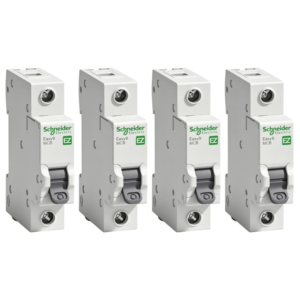 Kit 4x - Disjuntor Unipolar 1p C10 Easy9 Ez9f33110