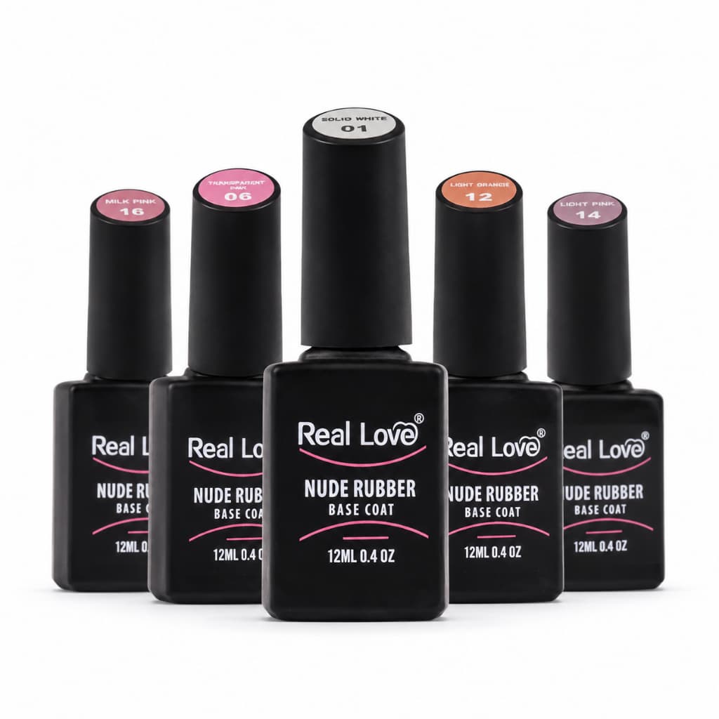 Base Rubber Nude Real Love 12ml Banho De Gel E Blindagem