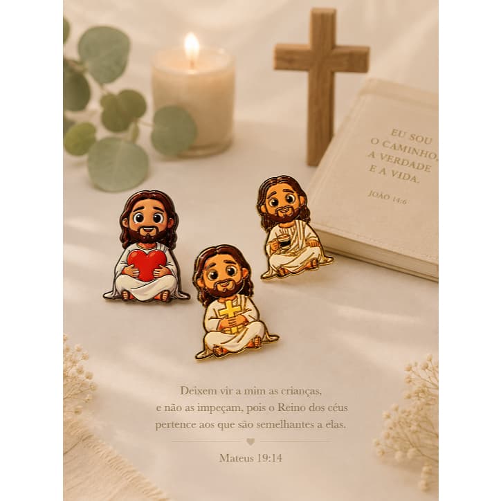 PINS DE JESUS - PEÇAS EXCLUISIVAS