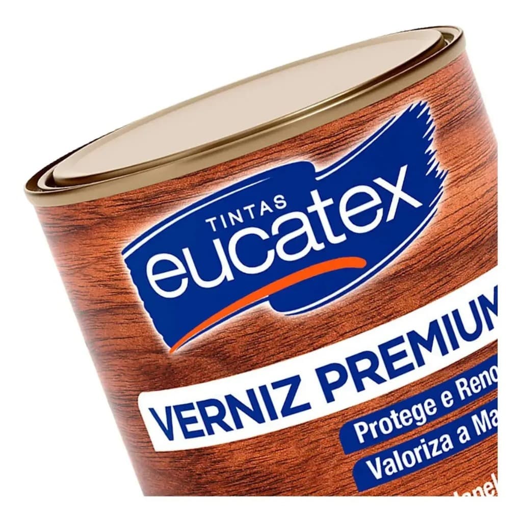 Verniz Eucatex 225ml Acabamento Profissional Para Madeira
