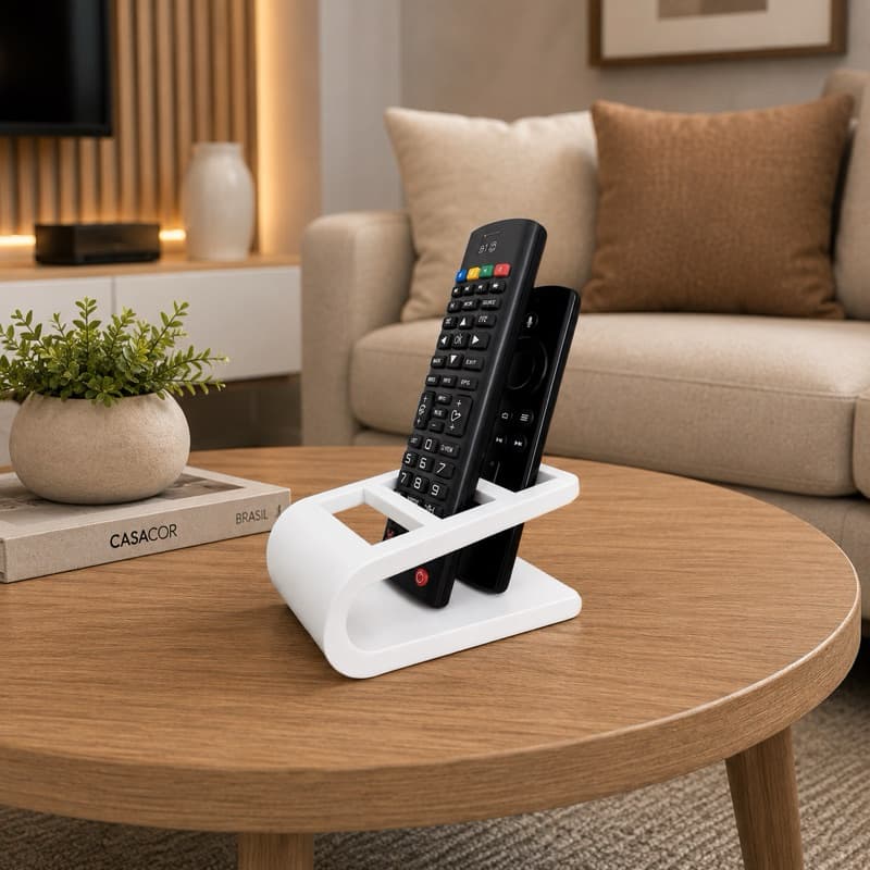 Suporte Organizador para Controles Remotos | Porta Controle Moderno Decorativo