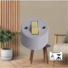 interruptor Sobrepor Ilumi 1 Tecla 10A Kit 10 Peças Instalação Elétrica