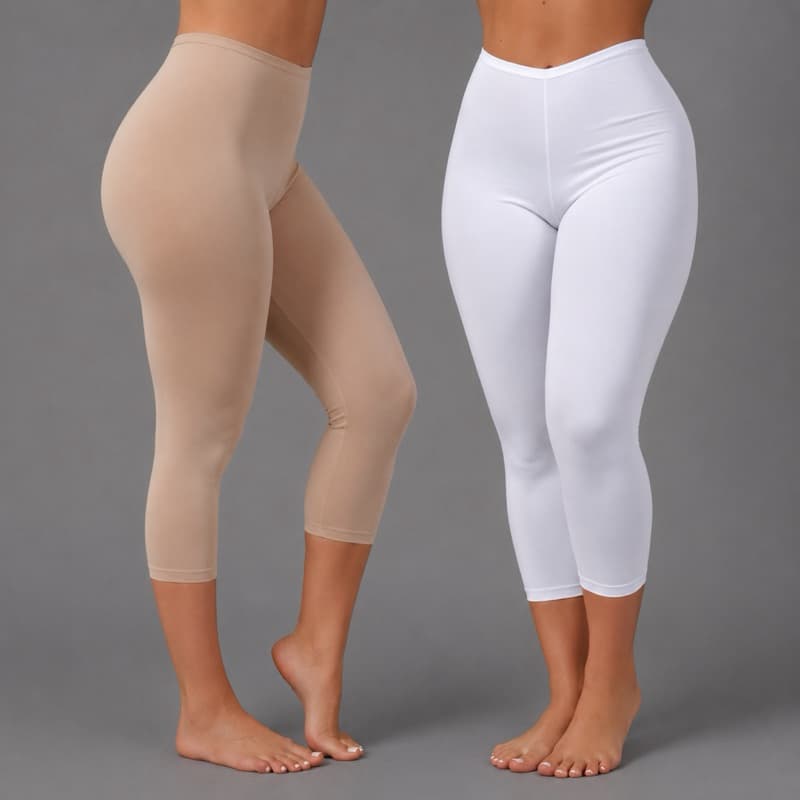 Kit 2 Calça Segunda Pele Anágua Anti Atrito Usar Por Baixo Evita Transparência Modeladora Conforto