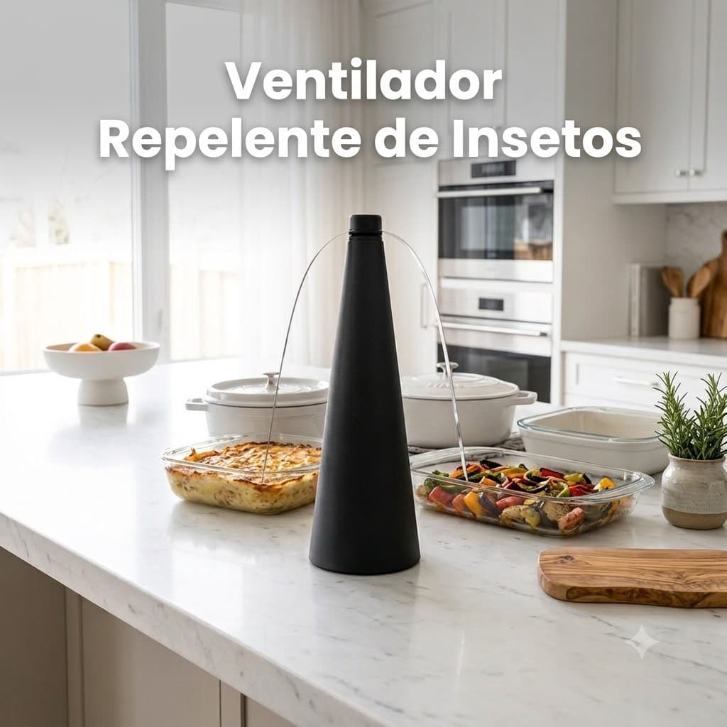 Ventilador Repelente De Mosca Mosquito Insetos Para Casa Cozinha Mesa Restaurante Buffet Churrasco