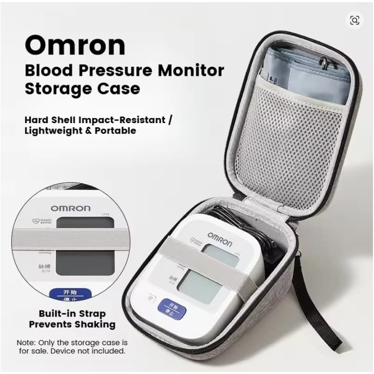 Estojo De Armazenamento Para Monitor De Pressão Arterial , Bolsa Protetora Portátil À Prova De Choque Esfigmomanô