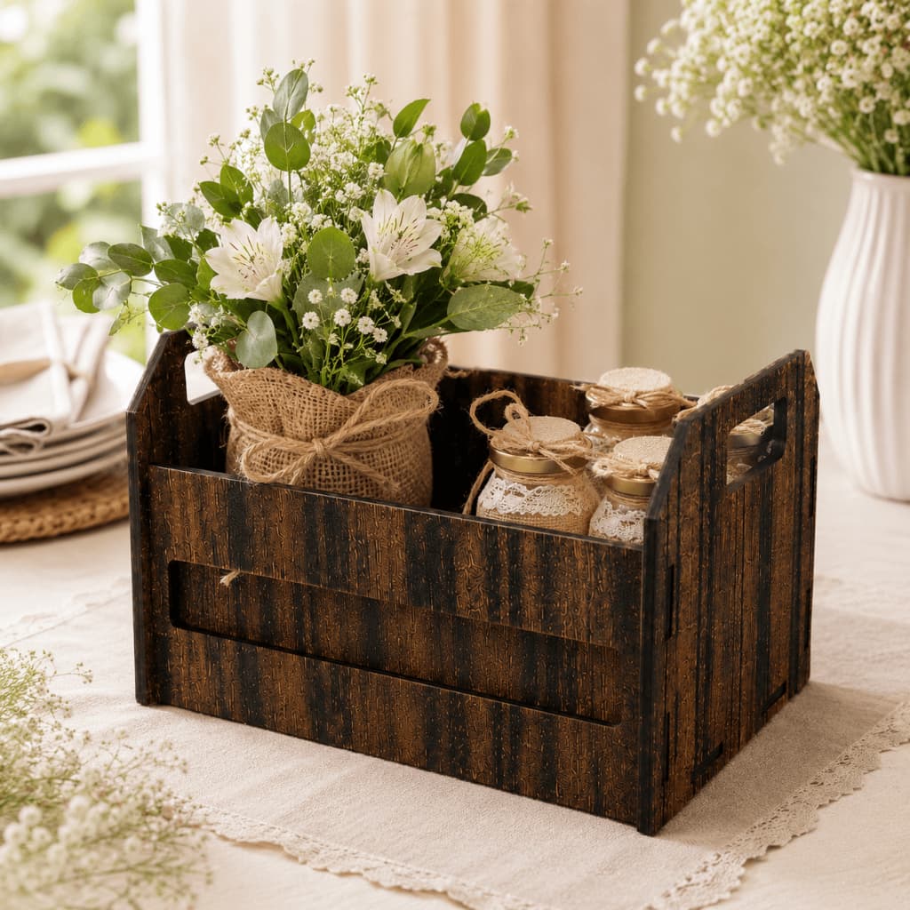Kits Mini Caixote Mdf para Decoração Lembrancinha