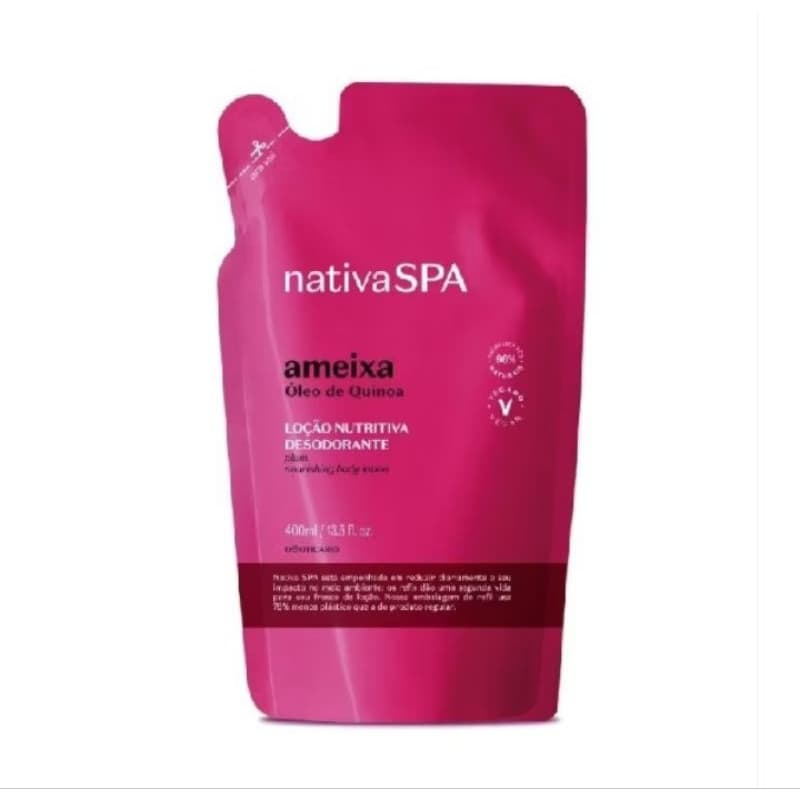 Refil Hidratante Desodorante Corporal Ameixa Boticário 400ml