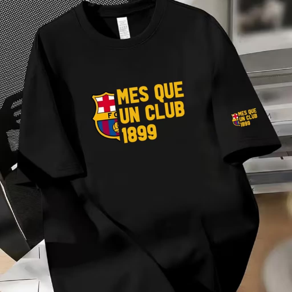 Camisa Camiseta Unissex Time de Futebol Europeu Estilosa Moderna Casual Confortável 100% Algodão