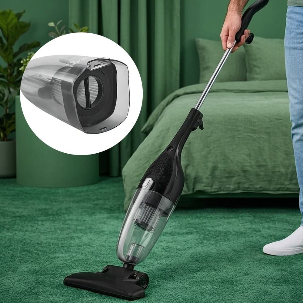 Aspirador Portatil Vertical 2 em 1 com Fio 110V Poderoso Eleve a Limpeza Domestica