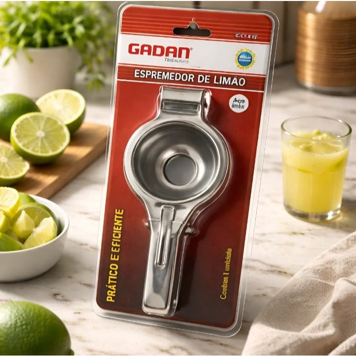 Espremedor Manual De Limão Em Aço Inox Reforçado Cozinha