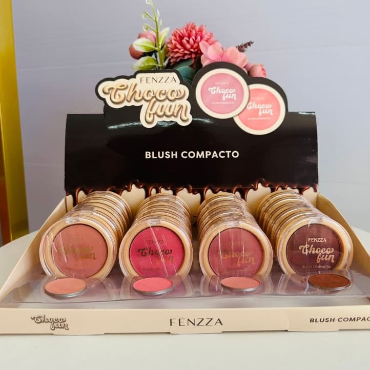 Blush compacto Choccofun Fenzza