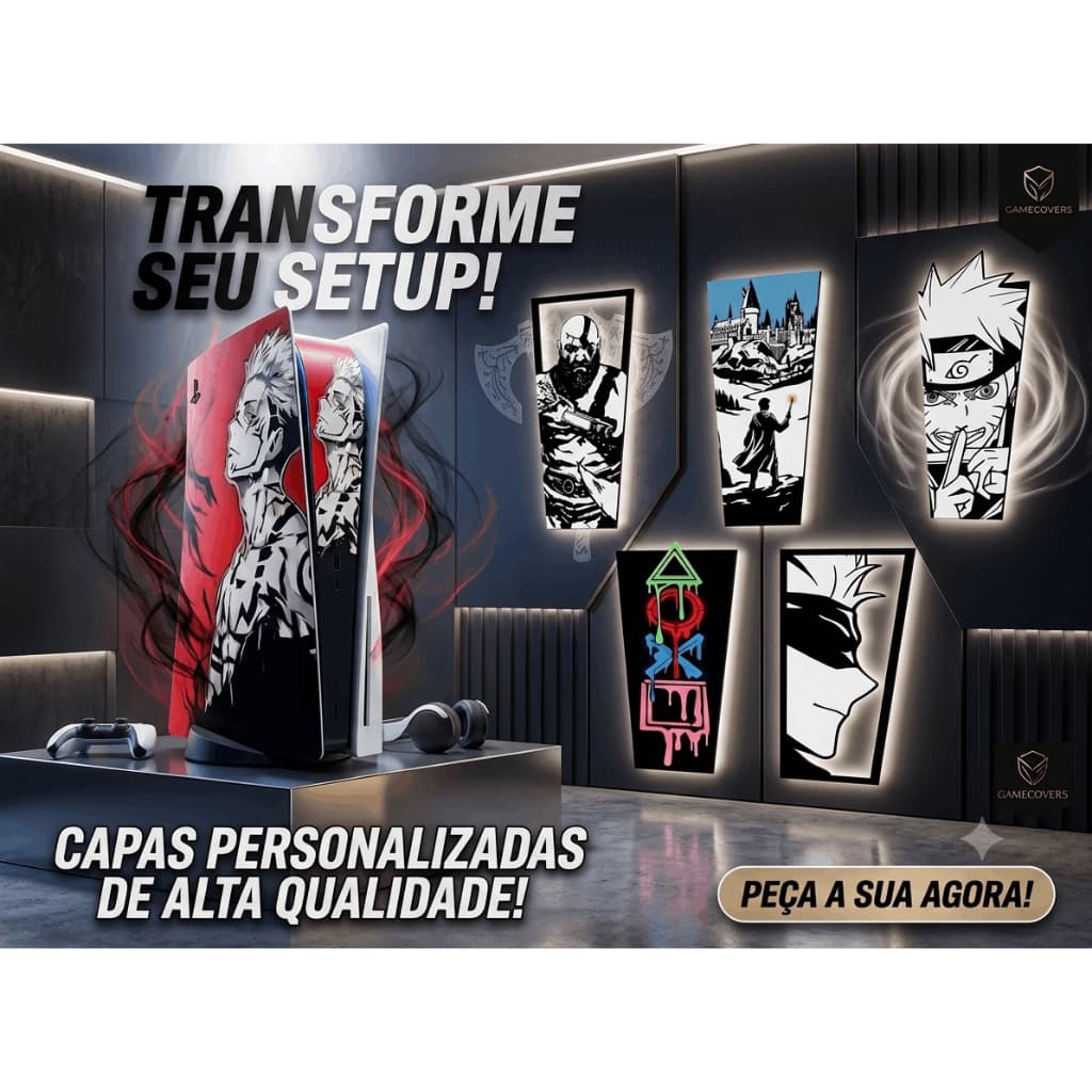 Emblema decorativo frontal para ps5