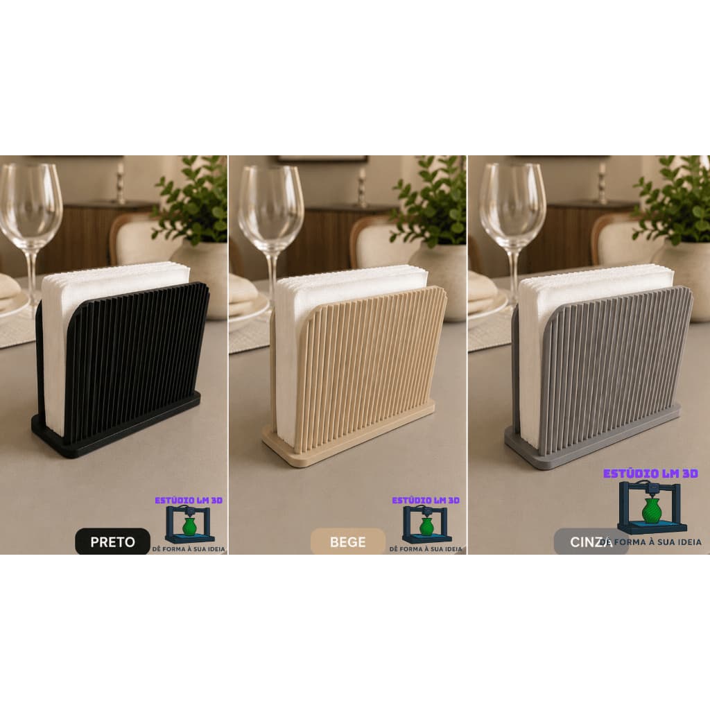 🍽️ Porta-Guardanapos Moderno | Organizador de Mesa