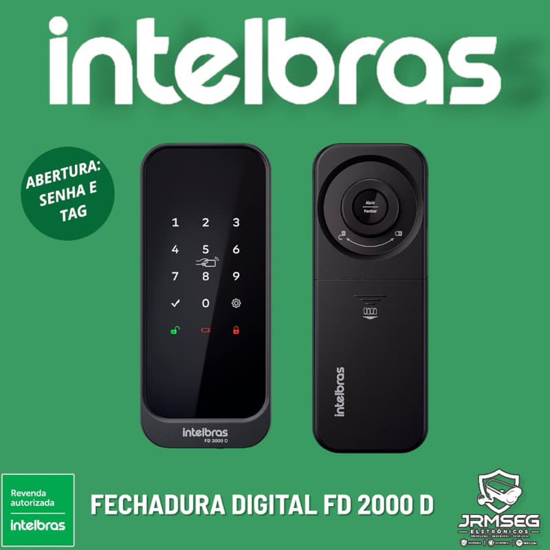 Fechadura Digital de Sobrepor FD 2000 D Intelbras