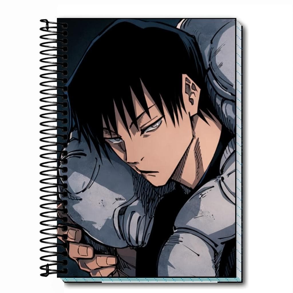 Caderno jujutsu kaisen  Personalizado 1, 5, 10 e 20 Matérias Universitário Escolar Capa Premium Envio Rápido
