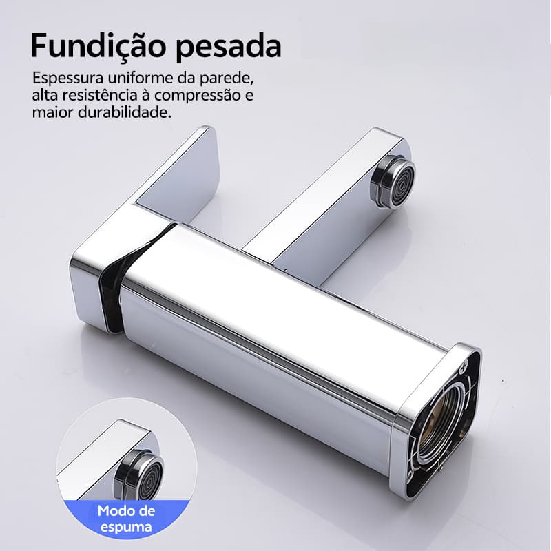 Torneira Inoxidável Cozinha Monocomando Quente Frio