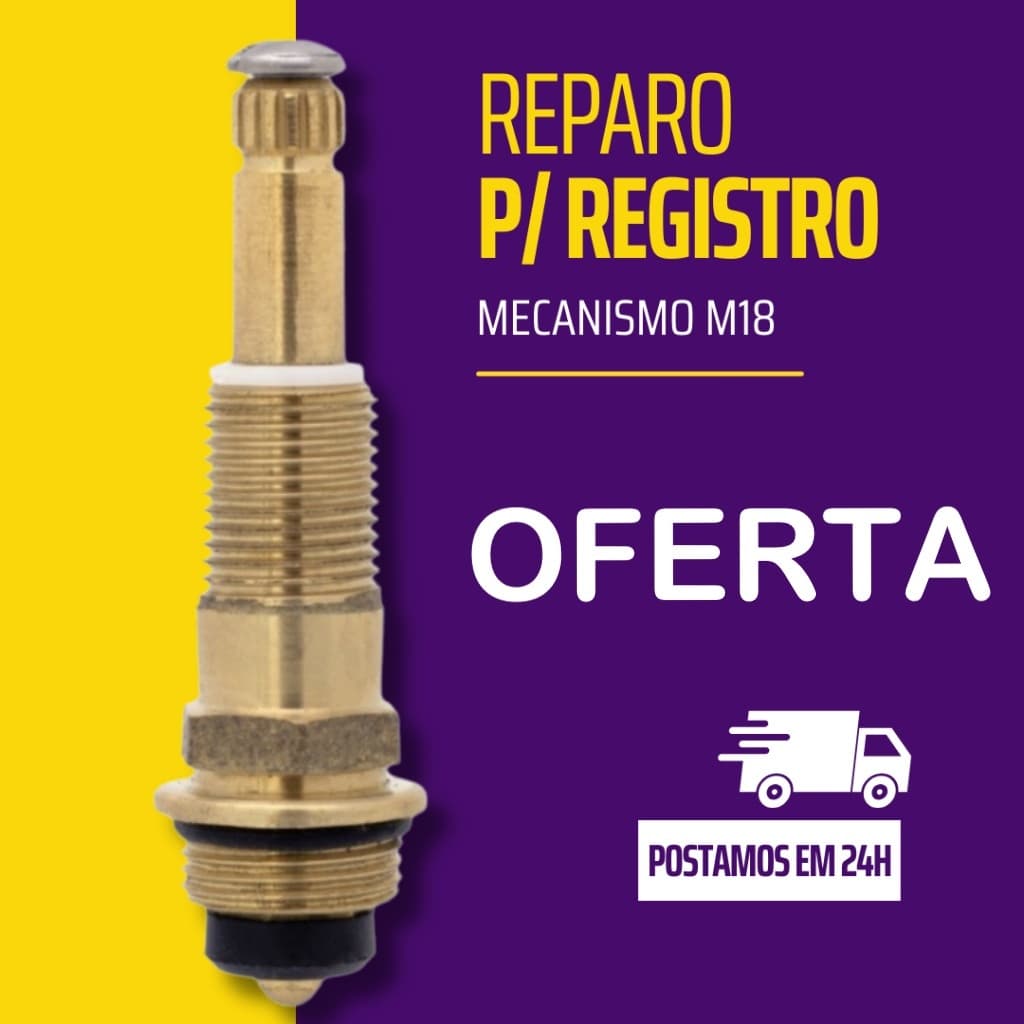 REPARO P/ REGISTRO 1416 MVS M18 REGUA 02
