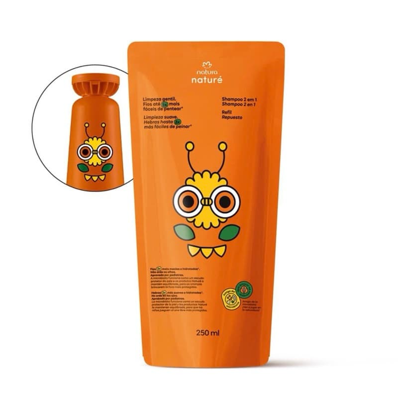 Refil Shampoo Infantil 2 em 1 Natura Naturé 250ml
