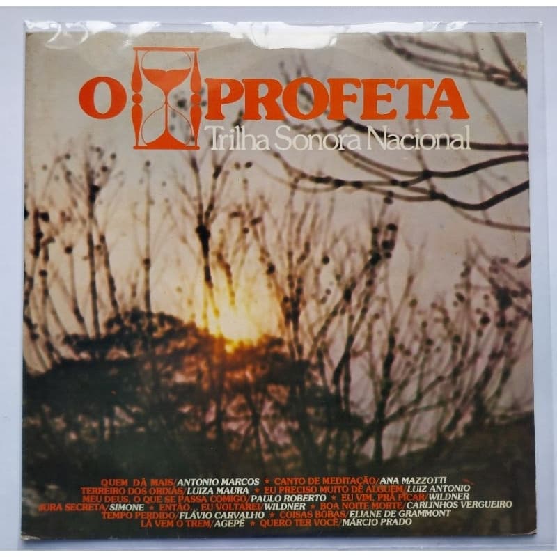 LP Disco de Vinil O Profeta Nacional Trilha Sonora Novela 1977