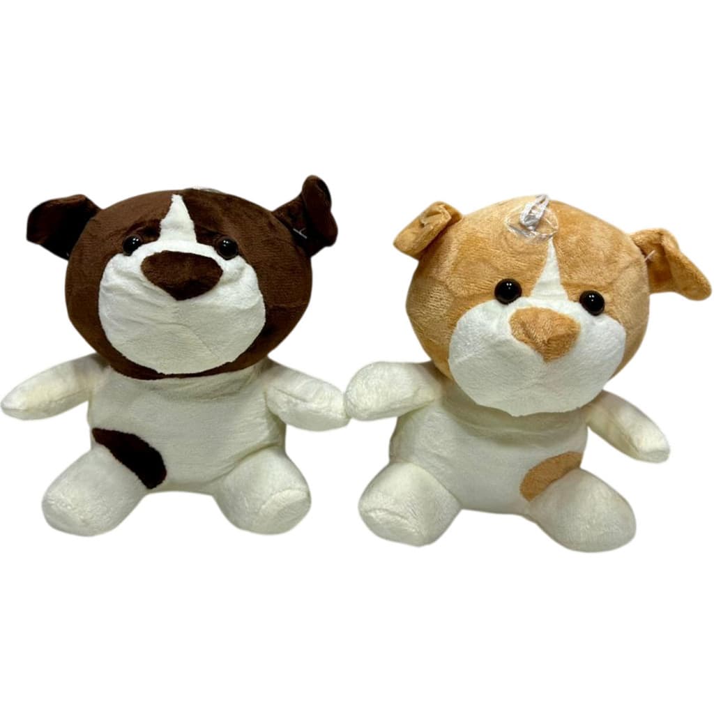 Cachorro de Pelúcia 18cm Fofo Macio Antialérgico Presente Infantil Decoração