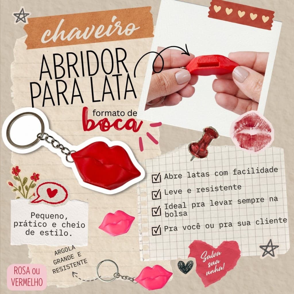 Chaveiro Abridor de Lata - unidade