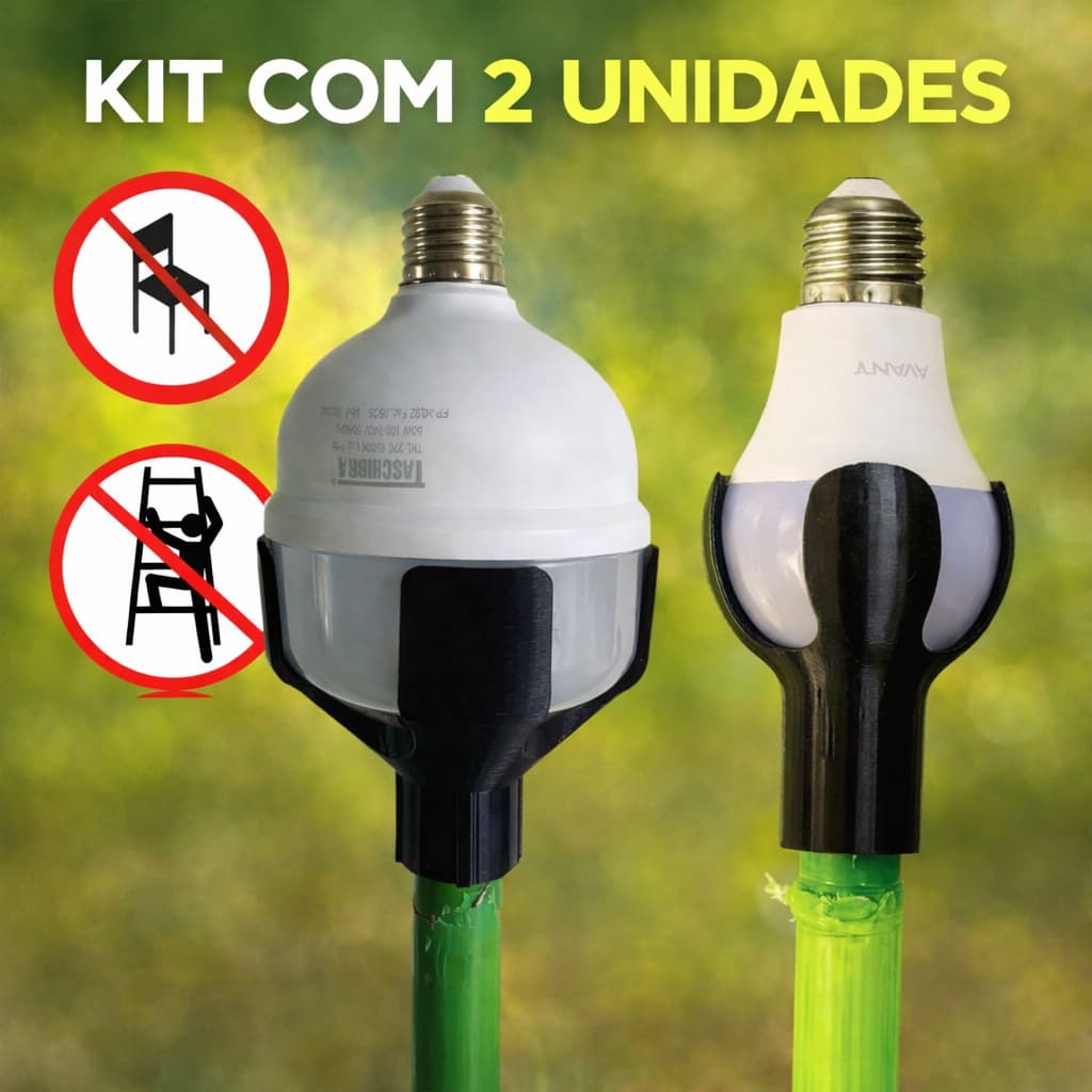 Kit TrocaLuz - Suporte para troca rápida de Lâmpadas