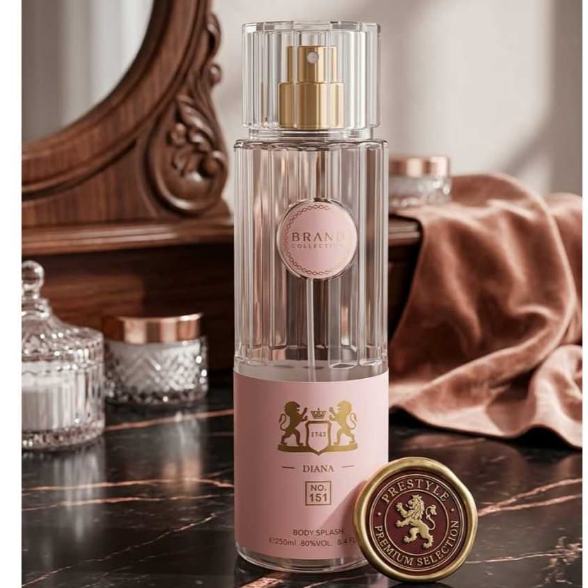 Body Splash Brand Collection Nº151 250ml Feminino Sofisticado  Alta  Fixação  Elegante  Premium  Top