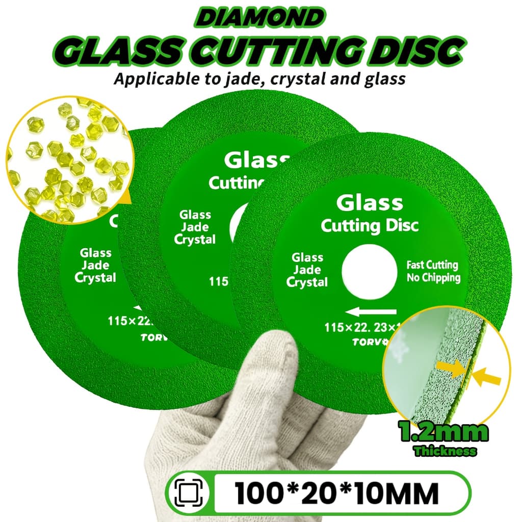 Kit 1/3/5 Diamond Discs for Cutting Glass, Porcelain, Floor and Ceramic 100mm X 20mm