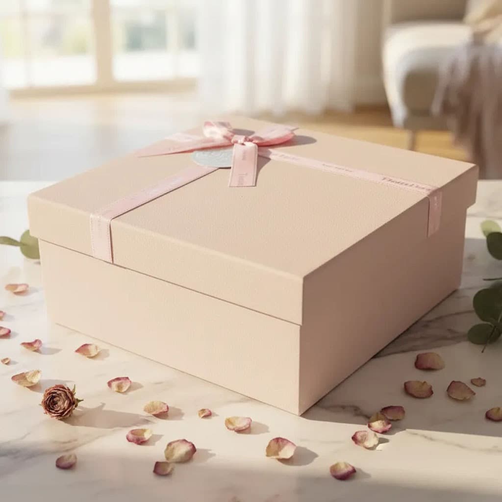 Caixa de Presente QUADRADA com Laço – Luxo e Elegância para Qualquer Ocasião