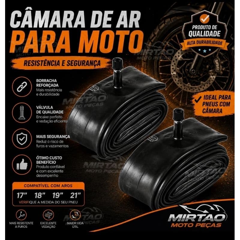 KIT camara de ar 18( cg titan 150 160 125)