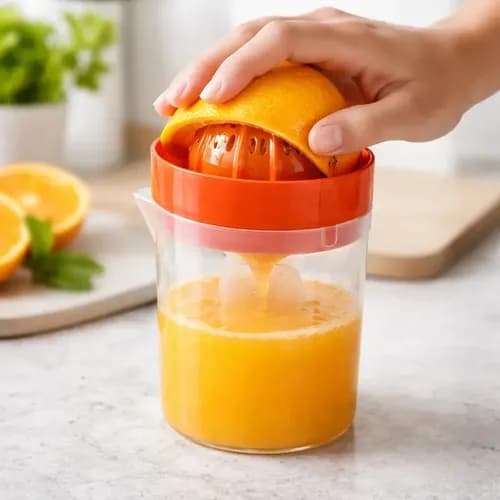 Espremedor De Frutas Limão Manual Portátil Plástico Nitron