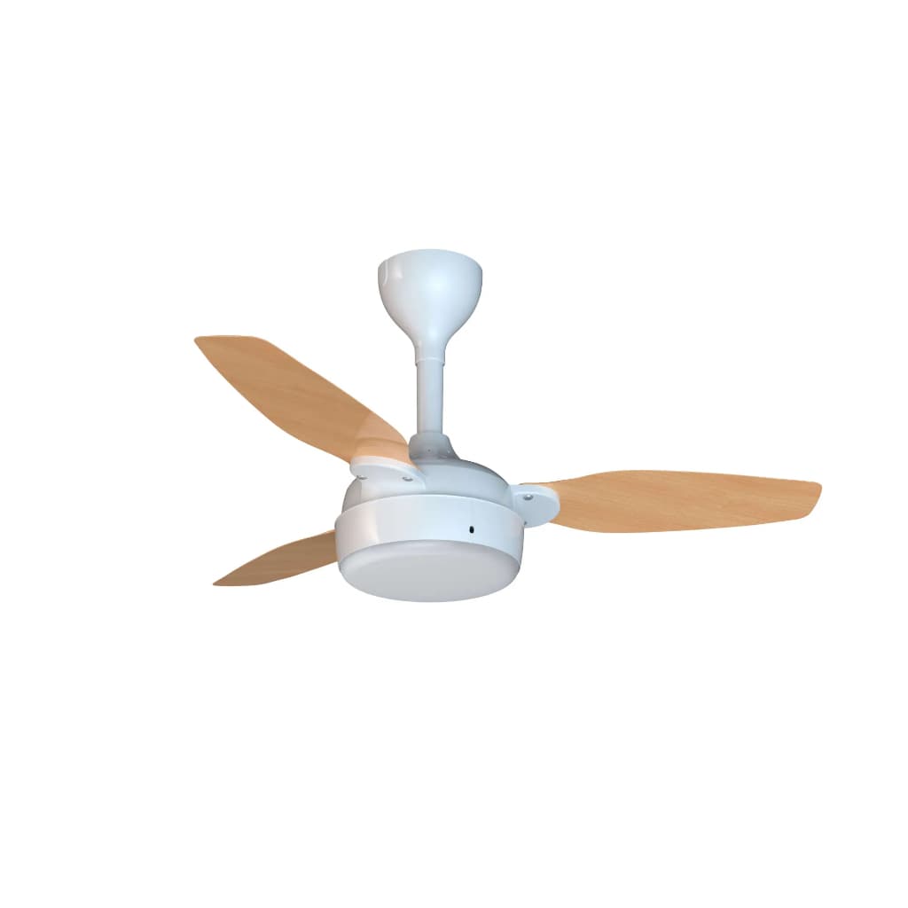 Ventisol Legacy Teto Led 3 Pás Branco E Pinus 90cm Bivolt