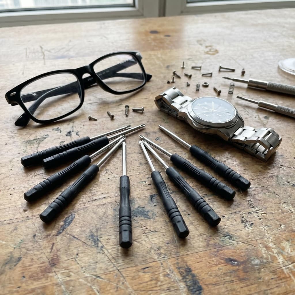 Chave de Fenda Plana Mini para Óculos e Brinquedos