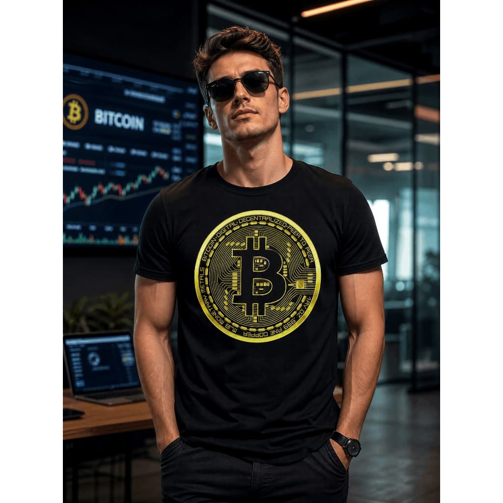 Camisetas Camisa Criptomoeda Coin BTC Day Trade