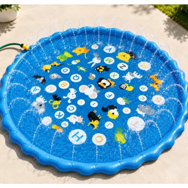 Piscina Com Chafariz Brinquedo Inflável com Pulverizador Sprinkler MO-SCC01